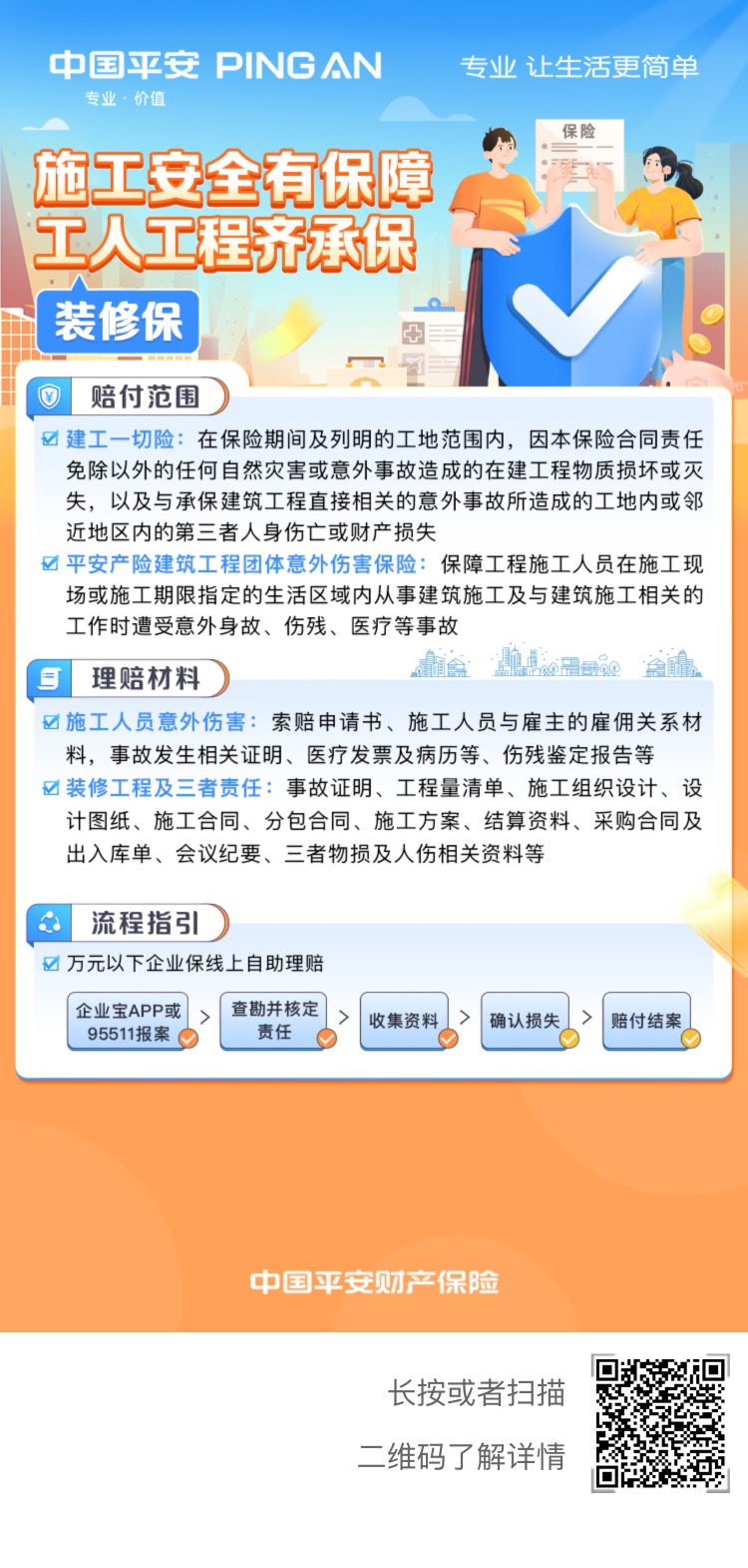 平安装修保原始宣传单缩略图